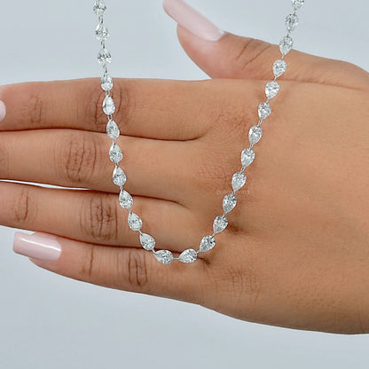 Drill Lab Diamond Tennis Necklace
