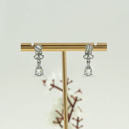 Pear Lab Grown Diamond Drop Earrings Earrings