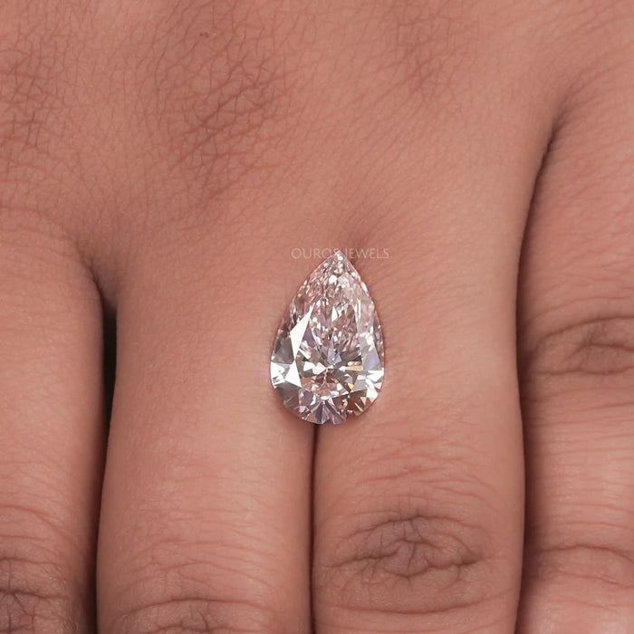 Pear Shaped Intense Pink Loose Diamond