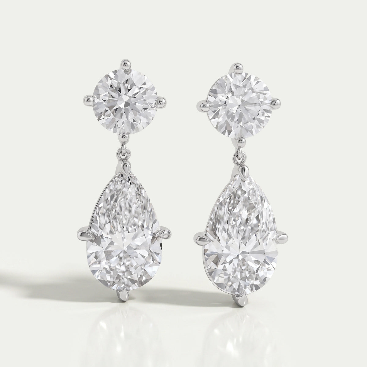 Multi Shape Diamond Drop & Dangle Gold Earrings Earrings
