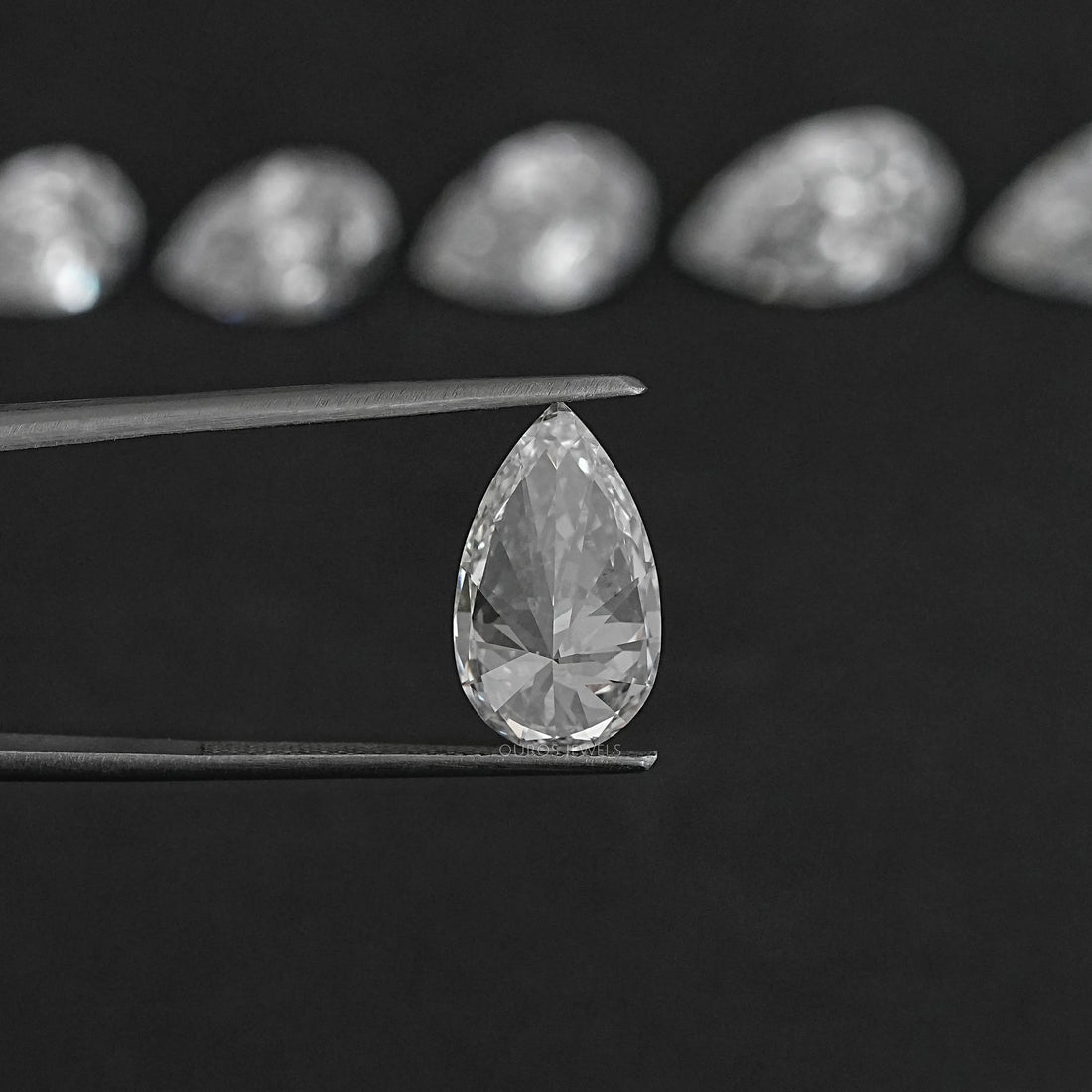 Certified Pear Cut Lab Grown Diamond Loose