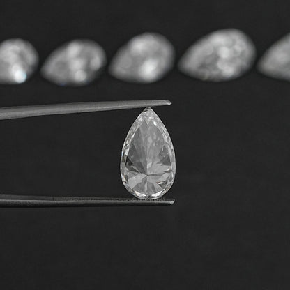 Certified Pear Cut Lab Grown Diamond Loose