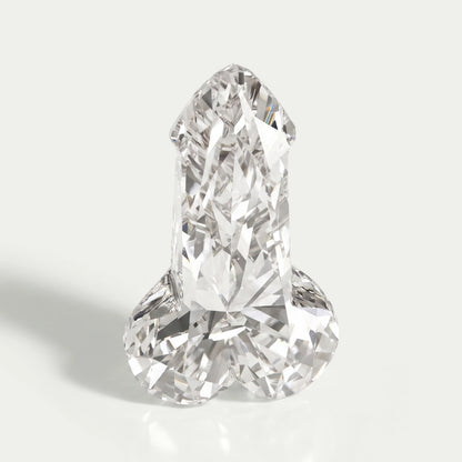 Penis Shape Lab Grown Diamond Loose