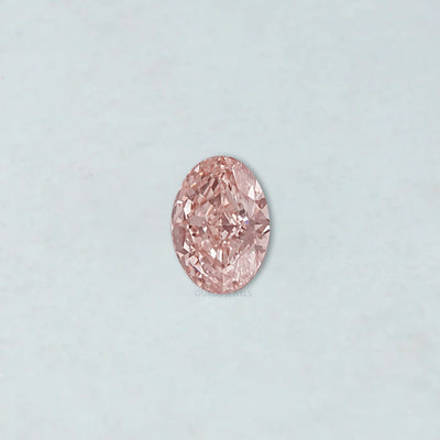 Fancy Intense Pink Oval Cut Lab Diamond