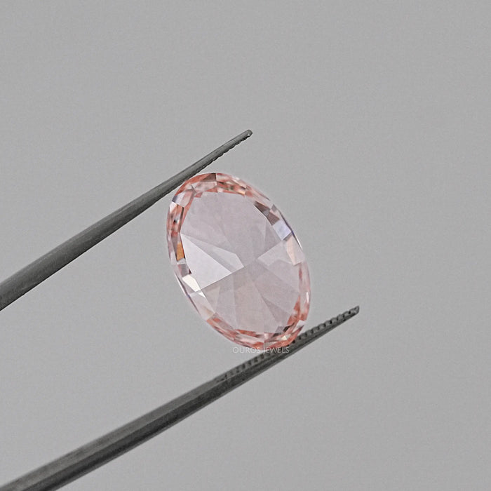 Fancy Intense Pink Oval Cut Lab Diamond