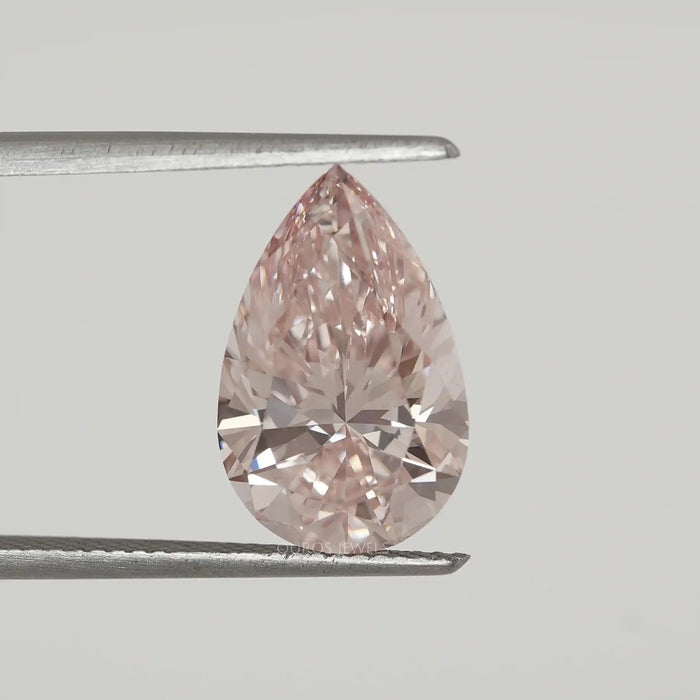 Pear Shaped Intense Pink Loose Diamond