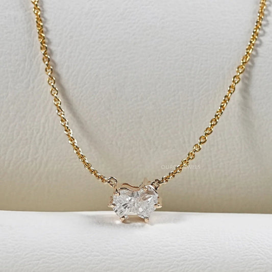 Antique Pomeranian Diamond Bezel Set Solitaire Pendant