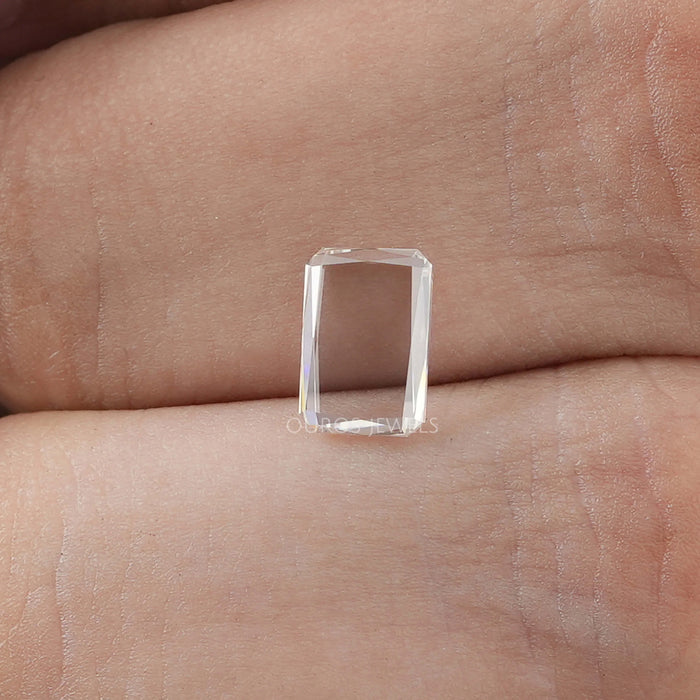Portrait Emerald Cut Lab Created Diamond