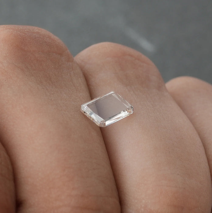 Portrait Emerald Cut Lab Created Diamond