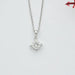 princess diamond pendant