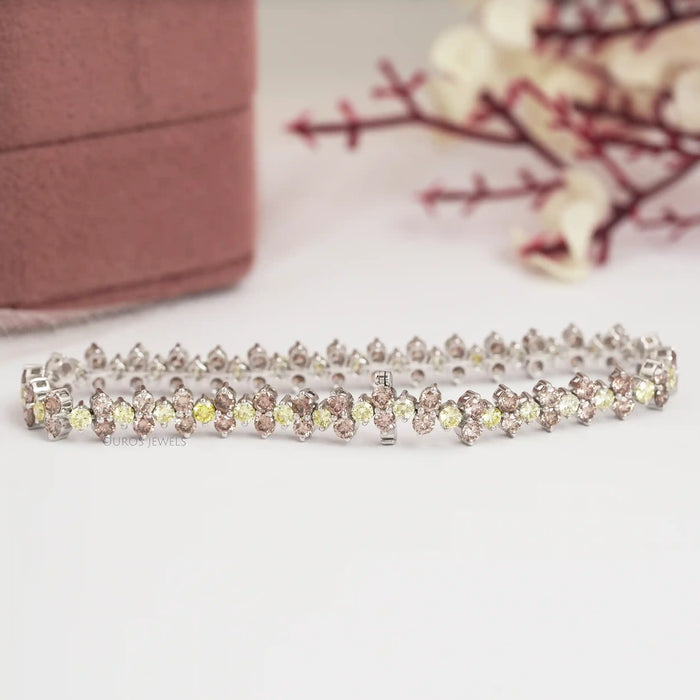 chamapagne diamond bracelet