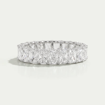 Radiant Cut Lab Grown Diamond Eternity Ring