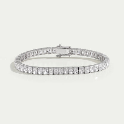 Radiant Cut Lab Grown Diamond Tennis Bracelet