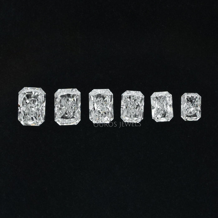 Loose Radiant Cut Lab Made Diamonds