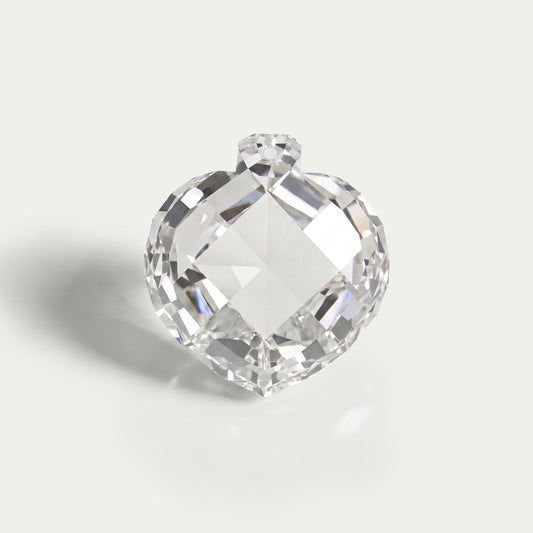 Rose Cut Heart Lab Grown Diamond