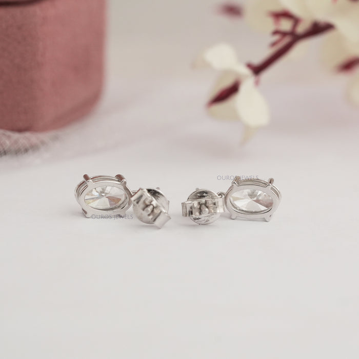 round diamond drop dangle earrings