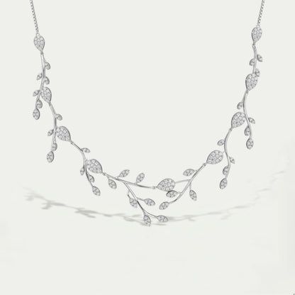 Round Diamond Bridal Necklace