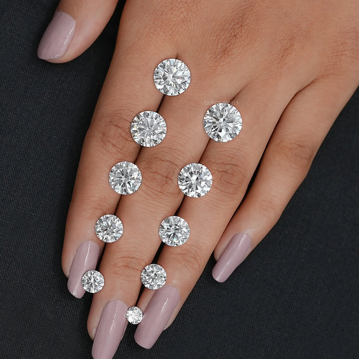 Certified Round Cut Lab Grown Loose Diamond