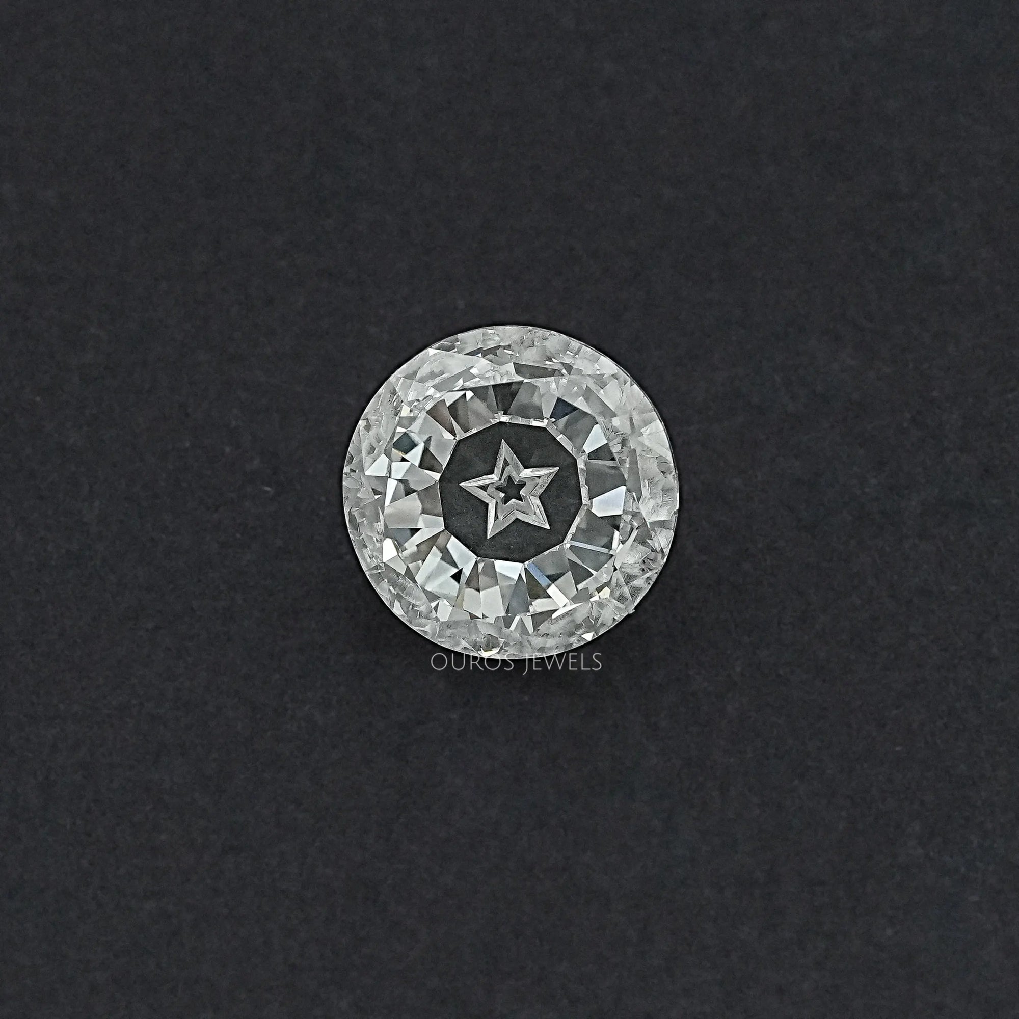 Round Modified Star Cut Lab Diamond