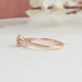 Rose Gold Old European Cut Lab Grown Diamond Ring