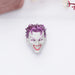 round diamond joker pendant