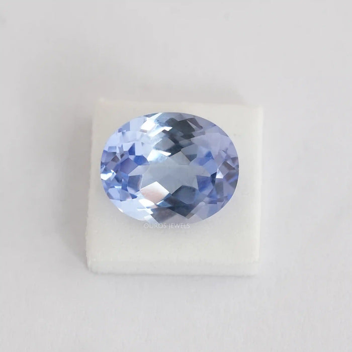 Colombian Light Blue Oval Gemstone