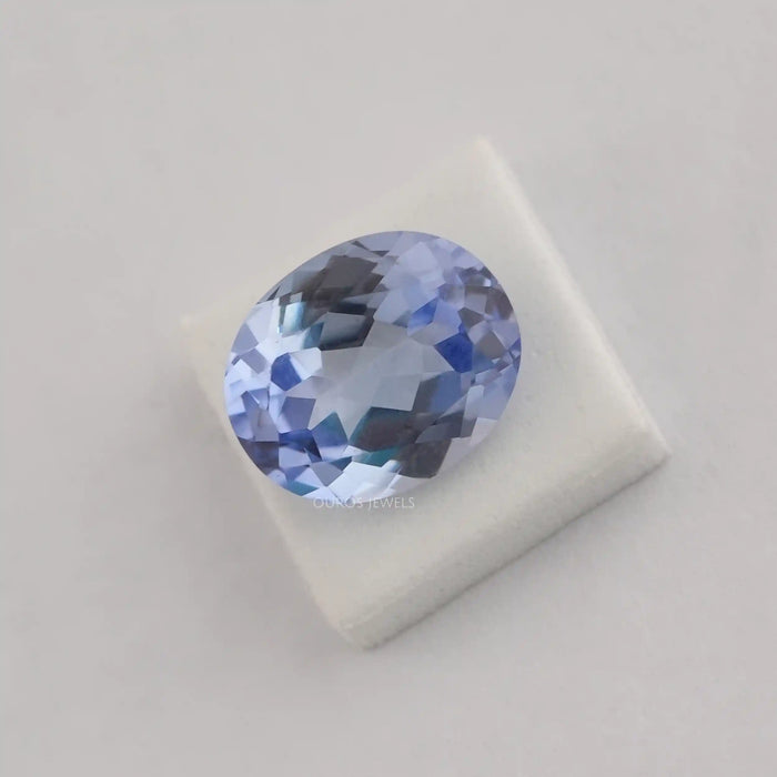 Colombian Light Blue Oval Gemstone