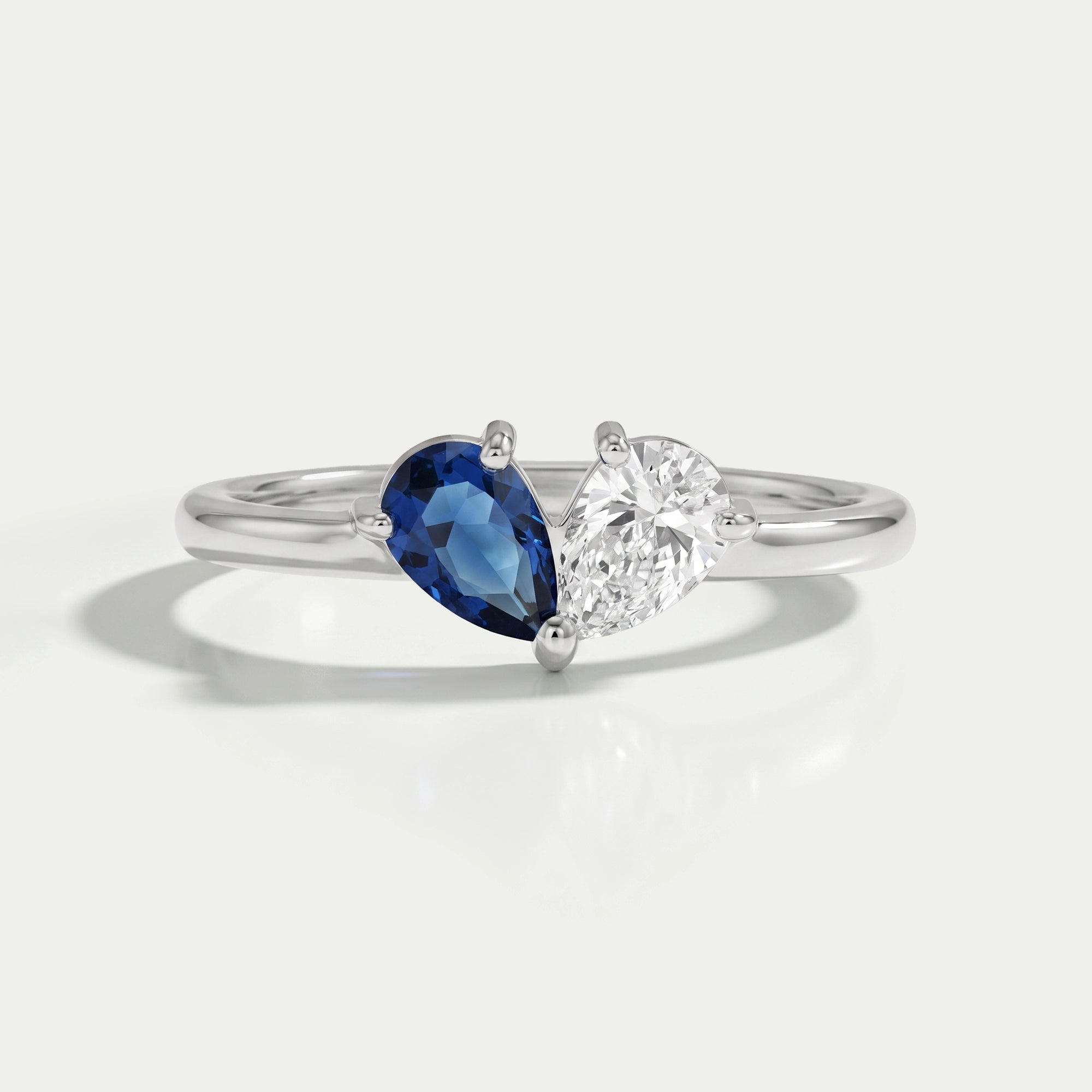 Pear Gemstone Toi Moi Engagement Ring Ring