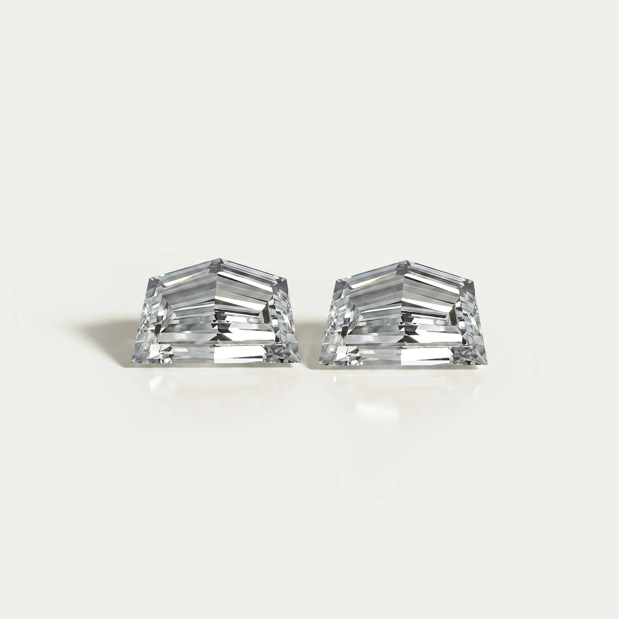 Matching Cadillac Step Cut Lab Grown Diamonds