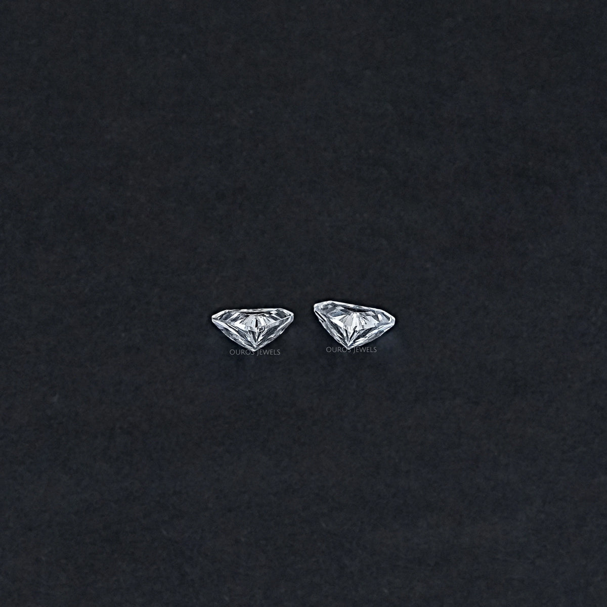 Step Cut Triangle Lab Diamond For Matching Pair Loose