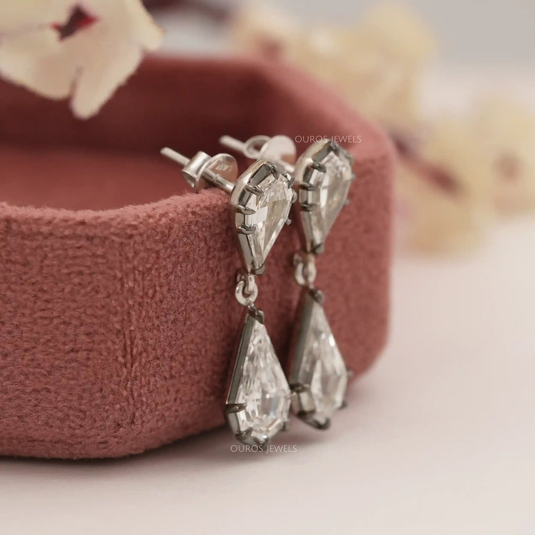Step Cut Pear And Kite Cut Drop & Dangle Earrings Earrings