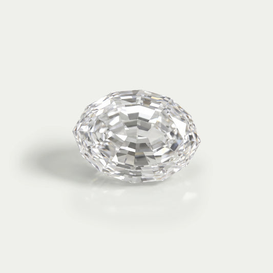 Step Cut Oval Lab Grown Diamond