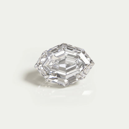 Step Cut Moval Lab Grown Diamond
