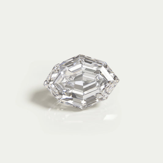 Step Cut Moval Lab Grown Diamond