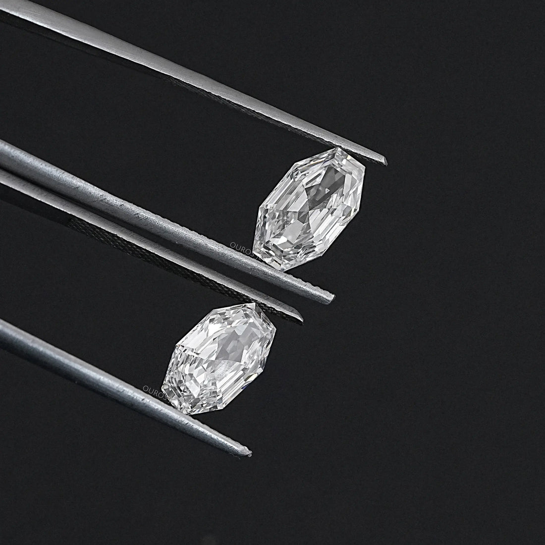 Step Cut Octagon Lab Diamond Matching Pair Loose
