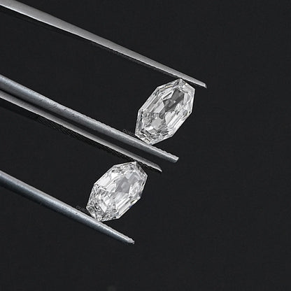 Step Cut Octagon Lab Diamond Matching Pair Loose