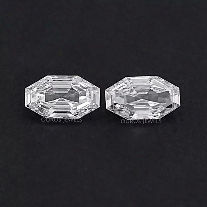 Step Cut Octagon Lab Diamond Matching Pair Loose