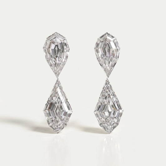 Pear and Kite Loose Diamond Pairs