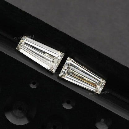 Tapered Baguette Cut Lab Grown Diamond Pair Loose