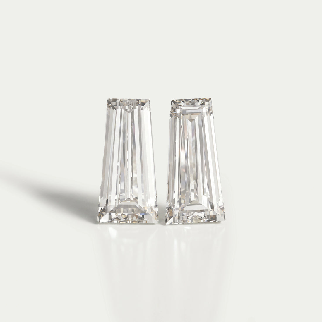 Tapered Baguette Cut Lab Grown Diamond Pair Loose