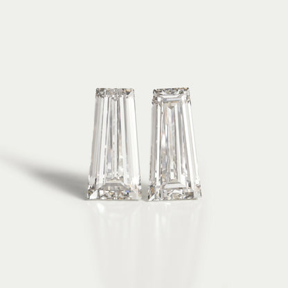 Tapered Baguette Cut Lab Grown Diamond Pair Loose