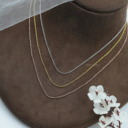 Dainty Flat Cable Chain