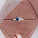 Sapphire Pear Gemstone Toi Moi Engagement Ring Ring