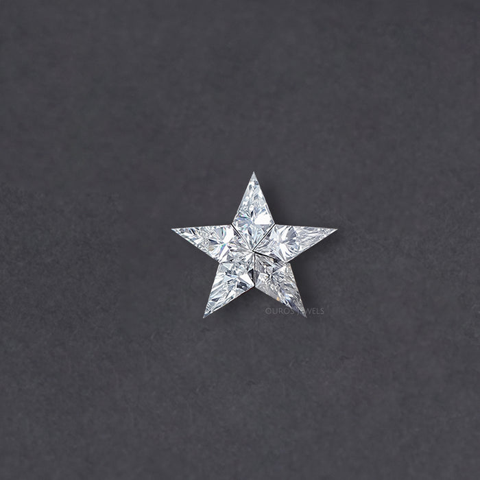 Star Shape Pie Cut Lab Made Diamond