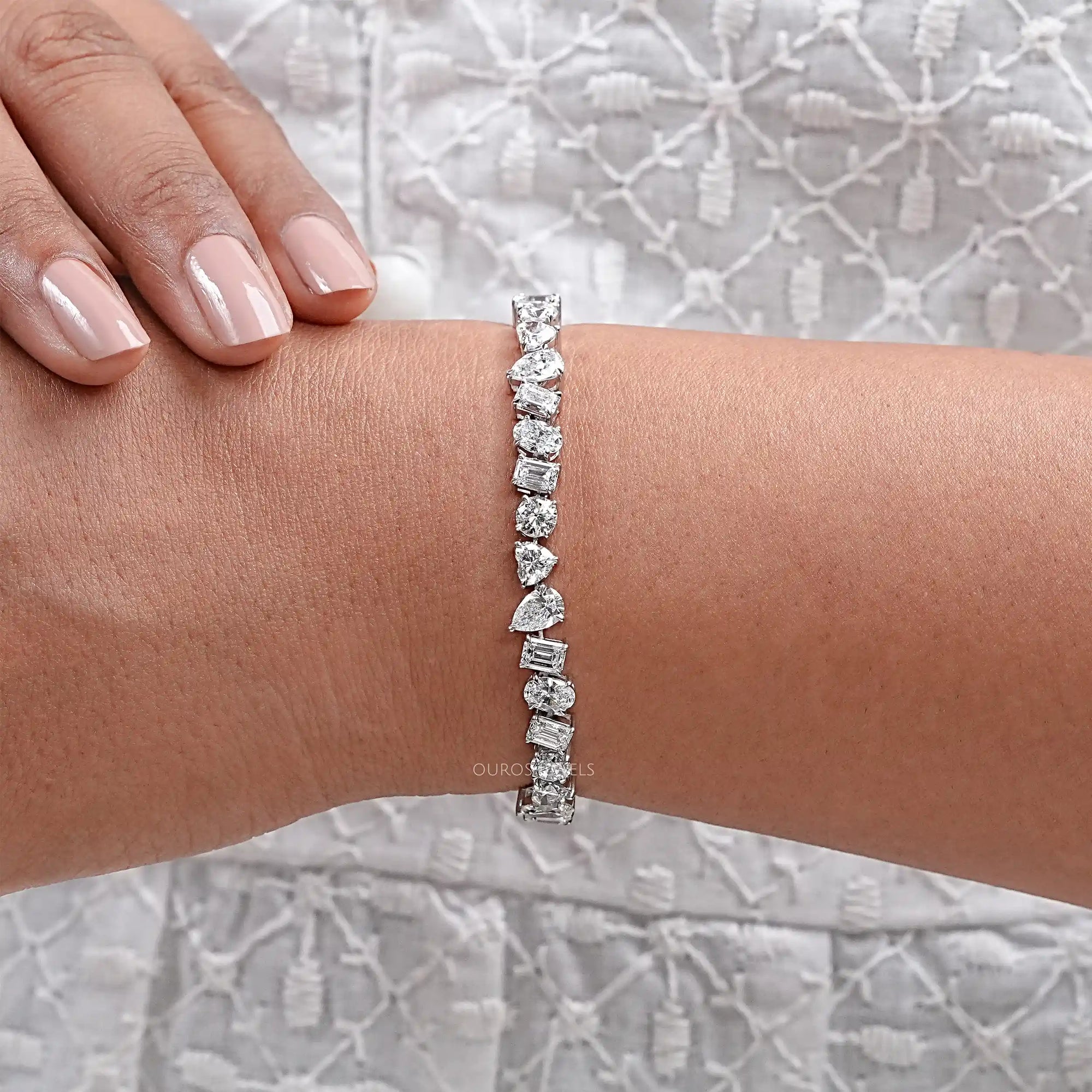 Brilliant Multi Shape Lab Diamond Bracelet Bracelet