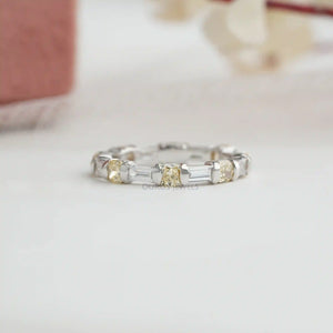 yellow diamond eternity band 