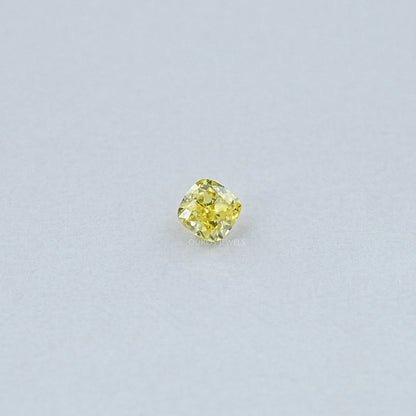 Yellow Cushion Lab Grown Diamond Loose