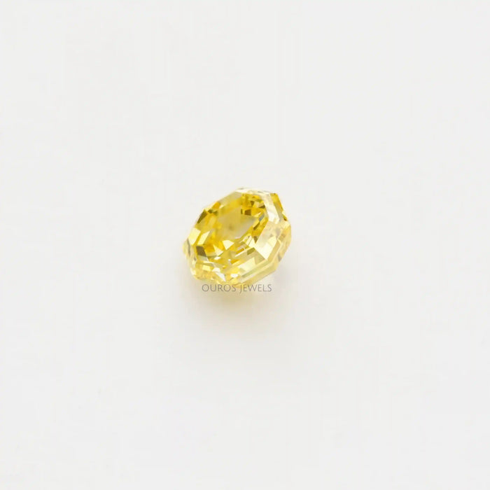 1.25 CT Yellow Octagon Cut Lab Made Diamond