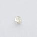 2.15 Carat Fancy Intense Yellow Radiant Cut Lab Diamond displayed on white surface.