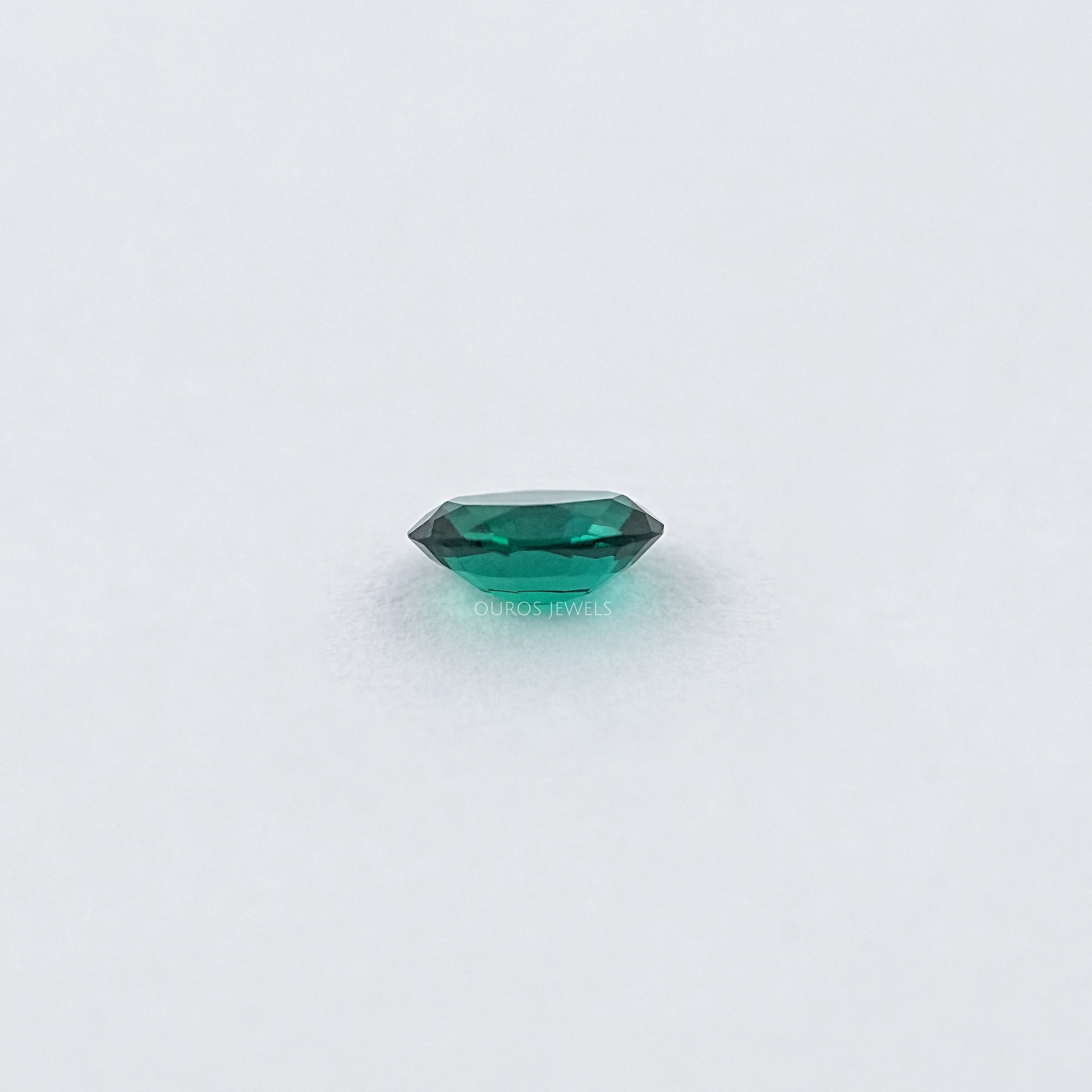 Green Oval Zambian Emerald Gemstone Loose